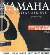 Struny do gitary akustycznej Yamaha