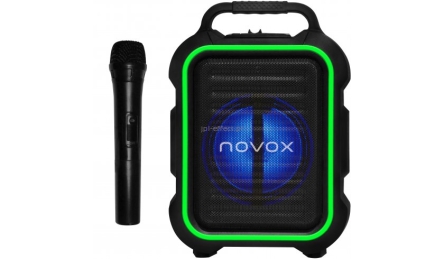 Głośnik z mikrofornem Novox MOBILITE GREEN USB mp3 Bluetooth - karaoke i nie tylko