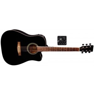 Gitara elektroakustyczna VGS D1.0 CE BK