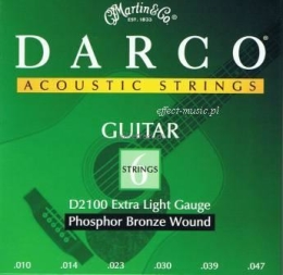 Struny do gitary akustycznej Martin DARCO D2100
