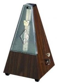 Metronom mechaniczny Wittner Piramida z dzwonkiem 814K