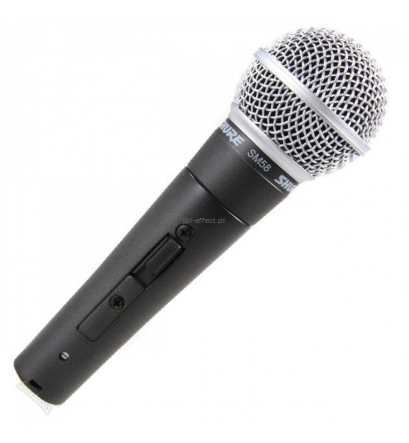 Mikrofon dynamiczny do wokalu SHURE SM58 SE z wyłącznikiem