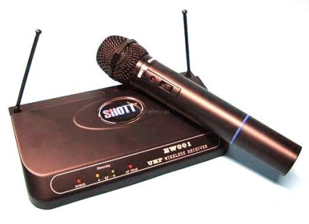 Mikrofon bezprzewodowy SHOTT EW-001/H