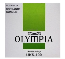 Struny do ukulele z czarnego nylonu Olympia UKS 100